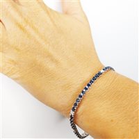  -  - Armband Crivelli Dame ZAFFIRO in Weißgold Zaffiro 2.80 Ct 329-L1052-H - 329-L1052-H